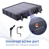 Trail Camera Solar Panel with 3W 8000mAh 5V 12V 9V 6V Output Solar Charger Kits for Security Camera Outdoor Use