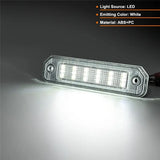 White LED Number License Plate Light(2Pcs) For Honda Civic EJ EG EK CR-X Del Sol Integra SJ EK3
