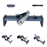 Multifunctional Fixed Angle Knife Sharpener Adjustable Professional Grindstone Sharpening Frame Whetstone Tool + 3 Types Fixture