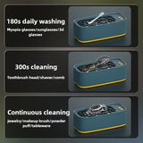 USB ultrasonic cleaning machine, timed with three levels of high-frequency vibration, deep cleaning of jewelry and glasses