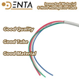 High Quality 6 Holes Lab Handpiece Tube Hose Fit Belmont Adeec Planmeca Lab High Speed Water Pipe Accessories Tools Parts