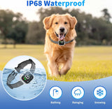 Dog Anti Bark Collar 2024 New Barking Collar with Beep Vibration Shock Type-c Rechargeable Barking Collar Harmless