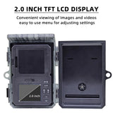 RD7000Pro 4K WIFI 112MP Solar Powered Wildlife Trail Camera Photo Traps with 5200mAh Li-Battery for Hunting, Home Security