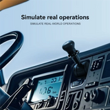 Enhanced Gaming Experience - USB Sim Handbrake For European/American Truck Sims With Easy-To-Install Clamp