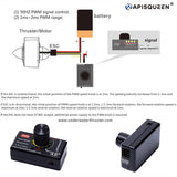 APISQUEEN PWM 1-2MS Speed Control Knob Pluse Width Modulator For Underwater Thrusters/Brushless Motors