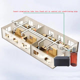 500ml hotel aromatherapy diffuser connected to air conditioning/fresh air system, 12V hour automatic aroma machine