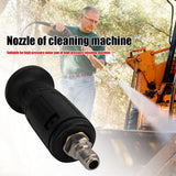 Pressure Water Gun  Nozzle Tips 0-60 Degree Adjustable with 1/4 Quick Plug Connect 4000 PSI Fan-Shaped Garden Tool Parts