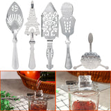 304 Stainless Steel Unique Design Cocktail  Glass Cup Drinking Filter Wormwood Spoon Absinthe Spoons Drinking Spoons