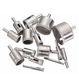 16PCS Diamond Drill Bits Diamond Hole Saw Kit 6-50mm with Guide for Tile Glass Ceramic Marble Granite
