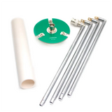 FM GP Antenna Campus Broadcast Telescopic Antenna 65-375MHZ BNC Q9 RF HAM Radio Amplifier