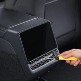 Vent Outlet Dust Cover Anti Blocking Console Armrest Box Back Outlet Grille Protector for TESLA Model 3 Highland