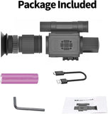 NK008 Digital Infrared Night Vision High-definition Tactical Hunt Telescope Full Dark Photography Recording 5X Scope Monocular