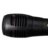 6.5mm Jack 3m Wired Black Microphone With Metal Shock-Resistant Head 3-Pin Connector Anti-Feedback 90Hz–11kHz for Karaoke Aduio