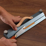 Vulcan Leather Miter Cutting Tool 45° 60° Dual Angle Aluminum Alloy Leather Craft Tool DIY Leather Working Corner Cutting Jig