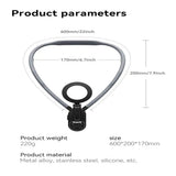 Silicone Neck Halter Mobile Phone Holder Anti-shake Vibration Reduction Neck Support Frame Metal for For IPhone/Huawei/Samsung