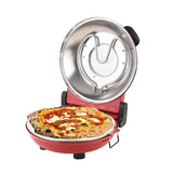 2025 Premium Professional Pizza Oven - Small Countertop Pizza Maker with Ceramic Stone (Rapid Heating, Perfect Crust)