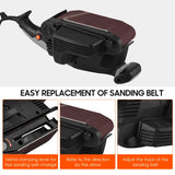 3 x 18 Inch Sanding Belts (76x457mm), 18 Per Pack Aluminum Oxide Sanding Belts (3 Each of 60 80 120 180 240 400 Grits)