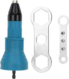 Electric Rivet Nut Gun Pull Drill Riveter Conversion Adapter for Cordless Rivete Nozzle Nut Tool Multifunction Nail Gun Tools