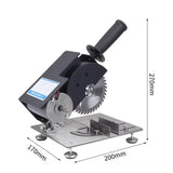 for DIY Woodworking, Model Making, PCB, Acrylic, AC 220V 4-Inch Mini Multifunctional Cutting Machine Table Saw – 45° Adjustable