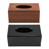 Rectangular Tissue Box Natural Elegance Wood Tissue Box for Living Room Bedroom Kitchen