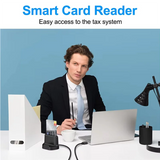 USB Smart Card Reader ATM Tax Return Card Reader Portable Convenient Card Reader