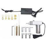 Upgrade Electric Braiding Machine Portable Electric Crochet Human Hair Braiding Tool Dreadlock Crochet Making Machine