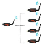 100M Wireless Wifi HDMI Extender Audio Video Transmitter Receiver TV Stick Display Adapter for Computer Laptop PC TV Projector