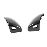 Car Snap-On Rearview Mirror Cover Carbon Fiber Side Wing Mirror Cover With Holes For R8 2016-2021 TT 8S 2015-2021