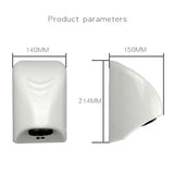 2X 600W Automatic Hand Dryer Electric Heater Wind Hand Dryer Machine Hotel Bathroom Hand Dryer EU Plug