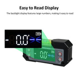 Digital Angle Gauge Liquid Leveler Finder Inclinometer Bevel Gauge XY Axis with Strong Magnetic Base Measures 4 x 90° Range for