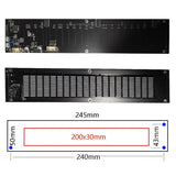 LED Audio Level Indicator Amplifier VU Meter for Car Light Atmosphere Lamp LED2015 DSP Equalizer EQ Pickup Rhythm Music Spectrum