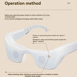 7 Colors Under Eye Red Light Therapy Cold and Hot Anti aging Eye Beauty Device with Low Frequency EMS Eyebag Remover