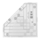 Grids Quilt Ruler Increase Efficiency Acrylic  Scale Household Sewing Ruler Slip Resistance for  Sewing Accessories