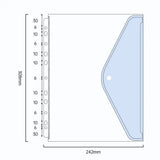 Multi-functional Loose-leaf Design File Folder Set PP Waterproof Test Paper Storage Clip Document Organizer School Office