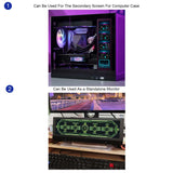 9.16inch 462x1920 Bar IPS LCD Monitor for PC Case DIY CPU GPU Theme Display