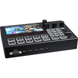 1080p 4 Ports HDMI Video Switcher with Screen Mic Line in Audio Mixing PIP for PC Camera Live Streaming Video Capture Recording