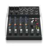 Behringer XENYX 802S Ultra-compact 6 channel mixer with USB audio interface for live performance and prefessional recording