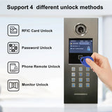 Waterproof 7 Inch Tuya Smart IP TCP Video Door Phone Intercom System for Multi Apartments Building