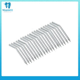 Professional 3 Way Syringe Tips Stainless Steel Syringe Spray Nozzles Tips Air Water Spray Triple Syringe for 3 Way Tube