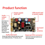 ABWG-ZK-QCC Qualcomm QCC3034 Bluetooth 5.1 Lossless Decoding Board APTX LDAC Audio Decoder