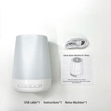 White Noise Machine With Night Light Toddler Sleep Trainer With 34 Soothing Sounds Timer App Remote Control