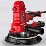Handheld Drywall Sander with 360° Dual LED Light, Dustless Polisher, with 100pcs Sandpaper -AC 220V Electric Wall Putty Sander