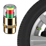 36PSI Tire Pressure Monitoring Valve Easy To Read 3 Color Eye Alert Tire Pressure Monitor Valve Stem Caps for Most Car Truck SUV