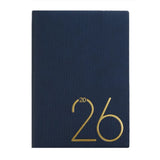 Portable A5 2025 Agenda Book Planner Reminder To Do List Daily Planner Textured PU Creative Planner Notebook Office Supplies