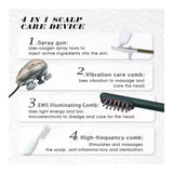 High Quality Desktop Scalp Therapy Instrument Essential Oil Massage Comb Clean Care Hair Regrowth Device Anti-Frizz Hair Care