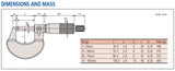 Z Professional Mitutoyo Made in Japan 102-302 M310-50 Range 25-50mm 0.01mm Ratchet-stop Type Outside Micrometer