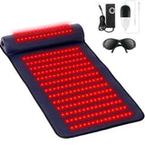 Red Light Therapy Mat with 3D Neck Support - Far Infrared Heating Pad for Full Body Pain Relief, Muscle Recovery & Relaxation -