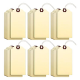 GW-240Pcs 4 3/4 X 2 3/8In Manila Labels Shipping Labels Cardboard Labels With String Hanging Labels With Reinforced Holes