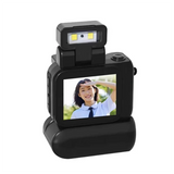 Mini SLR Style Camera Cmos With Flash Light And Charging Dock Portable Video Recorder DV 1080P With LCD Screen A