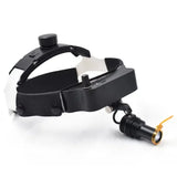 Premium Wireless Headlight Head Wear Adjustables Angle Warm / White Light Headband Surgicals LED Lamp